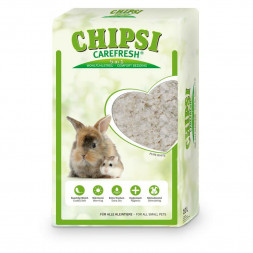 CareFresh Chipsi Pure White целлюлозный наполнитель для мелких домашних животных и птиц 50 л
