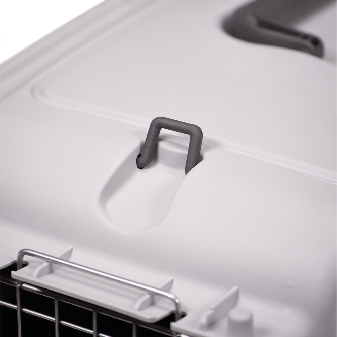 Переноска MPS SKUDO 2 55х36х35h см с металлической дверцей и замком серая