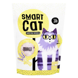 Smart Cat впитывающий силикагелевый наполнитель с ароматом лаванды - 3,8 л (1,66 кг)