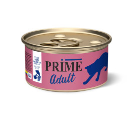 PRIME консервы для взрослых кошек с тунцом, курицей и папайей, в собственном соку - 85 г х 12 шт