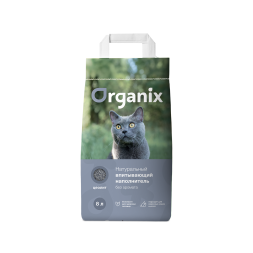 Organix наполнитель впитывающий минеральный для кошачьего туалета, без аромата - 8 л