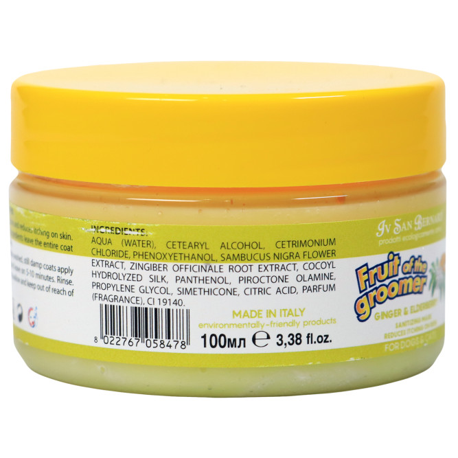 ISB Fruit of the Groomer Ginger&amp;Elderbery восстанавливающая маска с противовоспалительным эффектом - 100 мл