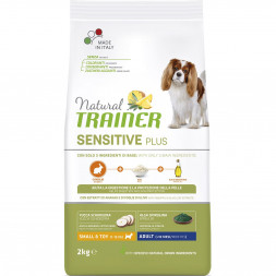 Trainer Natural Sensitive Plus Adult Mini сухой гипоаллергенный корм для взрослых собак мелких пород c кроликом - 2 кг