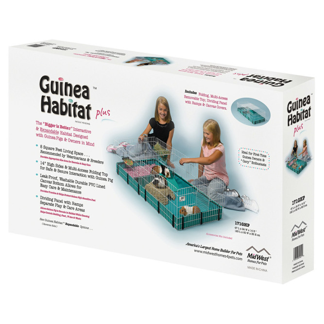 MidWest клетка для морских свинок Guinea Habitat Plus 120х60х36 см