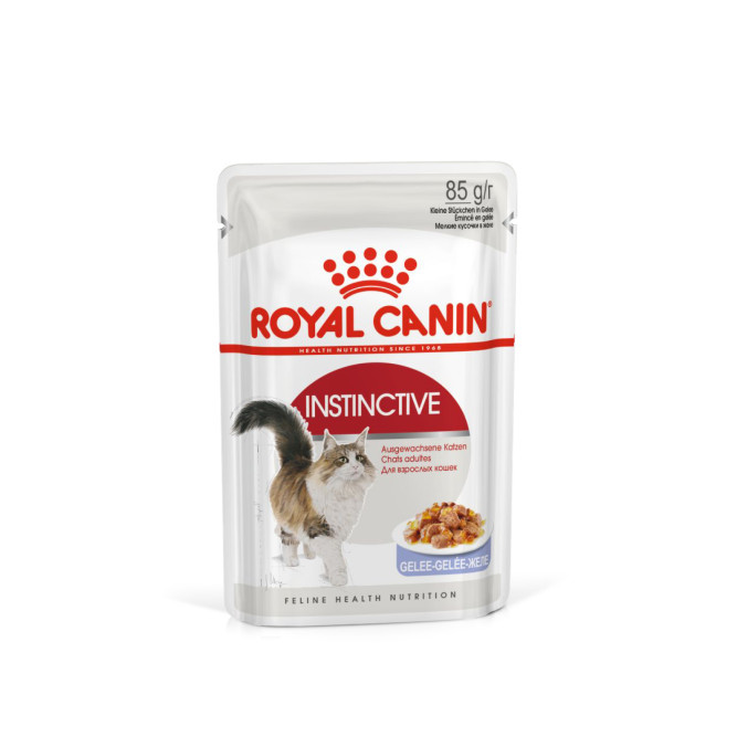 Royal Canin Instinctive влажный корм взрослых кошек в желе, в паучах - 85 г х 28 шт