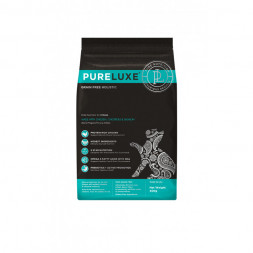 PureLuxe сухой корм для котят с курицей, нутом и лососем - 400 г
