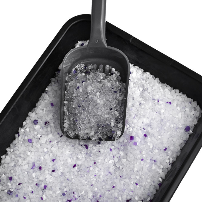 Smart Cat Силикагелевый впитывающий наполнитель для кошачьего туалета с ароматом лаванды - 1,6 кг