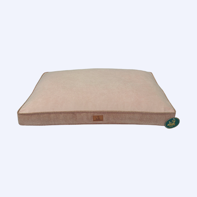 BONITAPET матрас-лежанка Тэдди для животных, темно-бежевый, 90х59х8 см