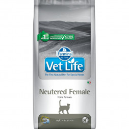 Farmina Vet Life Cat Neutered Female сухой корм для взрослых стерилизованных кошек - 5 кг