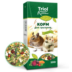 Тriol Standard корм для грызунов с овощами и шиповником - 500 г