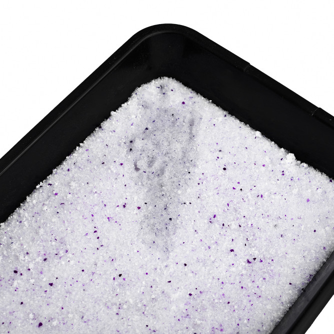 Smart Cat Микро-Силикагелевый впитывающий наполнитель для кошачьего туалета с ароматом лаванды - 1,6 кг