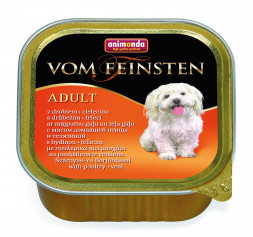 Animonda Vom Feinsten Adult влажный корм для взрослых собак с мясом домашней птицы и телятиной - 150 г (22 шт в уп)