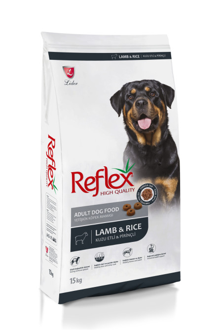 Reflex Adult Dog Food Lamb &amp; Rice сухой корм для собак, с ягненком и рисом - 15 кг