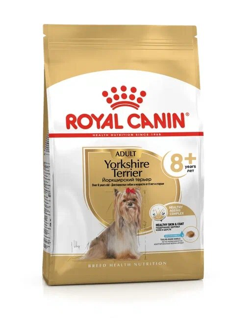 Royal Canin Yorkshire Terrier Adult 8+ сухой корм для собак породы йоркширский терьер старше 8 лет - 500 г