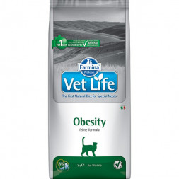 Farmina Vet Life Cat Obesity сухой корм для взрослых кошек с ожирением - 10 кг