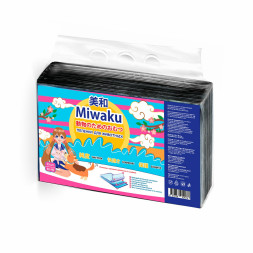 Miwaku пеленки гигиенические целлюлозные с суперабсорбентом, 60х40 см - 35 шт
