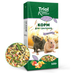 Тriol Standard корм для грызунов с фруктами - 500 г