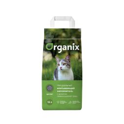 Organix наполнитель впитывающий минеральный для кошачьего туалета, с ароматом свежескошенной травы - 16 л