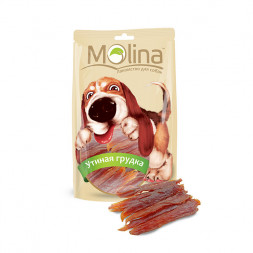 Лакомство Molina для собак Утиная грудка, 80г
