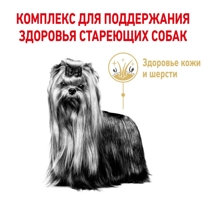 Royal Canin Yorkshire Terrier Adult 8+ сухой корм для собак породы йоркширский терьер старше 8 лет - 1,5 кг