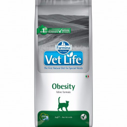 Farmina Vet Life Cat Obesity сухой корм для взрослых кошек с ожирением - 2 кг