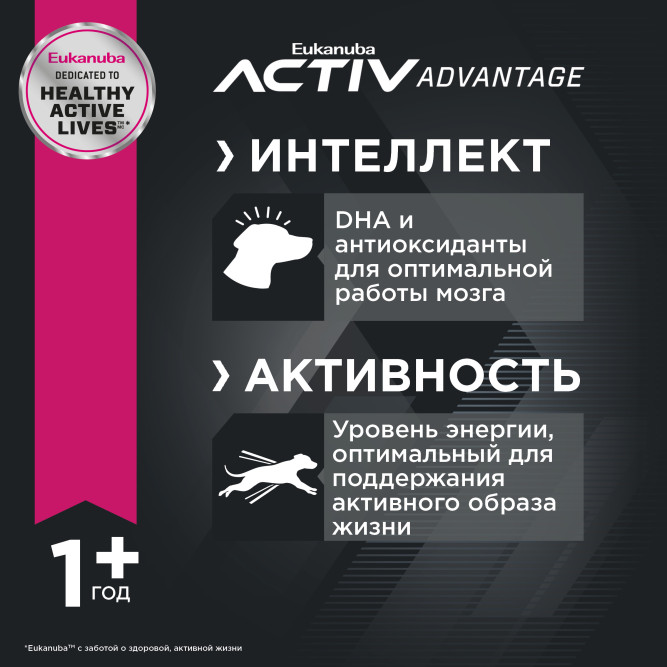 Сухой корм Eukanuba Adult Toy Breed для собак миниатюрных пород с птицей - 1,5 кг