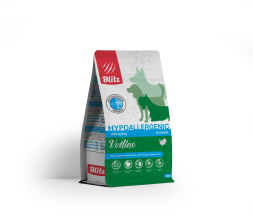 Blitz Vetline Hypoallergenic диетический полнорационный сухой корм для взрослых собак при пищевой аллергии - 500 г