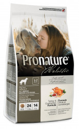Pronature Holistic сухой корм для взрослых собак всех пород с индейкой и клюквой - 6,8 кг