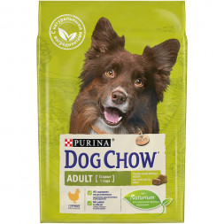 Сухой корм Purina Dog Chow для взрослых собак старше 1 года с курицей - 2,5 кг