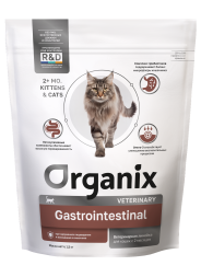 Organix Gastrointestinal сухой корм для кошек при нарушениях пищеварения и всасывания в кишечнике - 1,5 кг