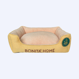 BONITAPET лежанка Альта для животных, желтая, 60х52х18 см