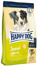 Happy Dog Junior Lamb &amp; Rice сухой корм для щенков от 7 до 18 месяцев с ягненком и рисом - 1 кг