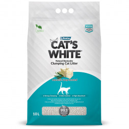 Cat's White Marseille soap наполнитель комкующийся для кошачьего туалета с ароматом марсельского мыла - 10 л
