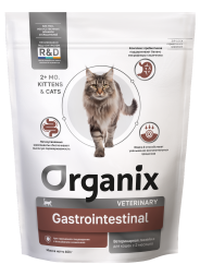 Organix Gastrointestinal сухой корм для кошек при нарушениях пищеварения и всасывания в кишечнике - 0,4 кг