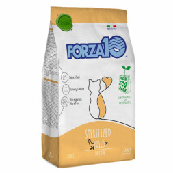 Forza10 Cat Maintenance Sterilized Pollo сухой корм для взрослых стерилизованных кошек с курицей - 1 кг