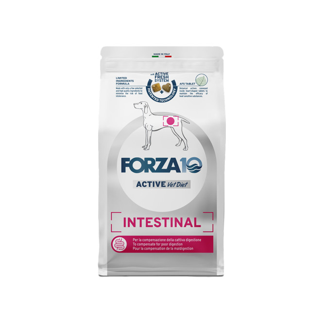 Forza10 Active Intestinal сухой корм для взрослых собак всех пород при проблемах пищеварения - 10 кг