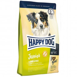Happy Dog Junior Lamb &amp; Rice сухой корм для щенков от 7 до 18 месяцев с ягненком и рисом - 10 кг