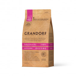 Grandorf turkey &amp; Rice Adult All Breeds сухой корм для собак всех пород, индейка с рисом - 1 кг
