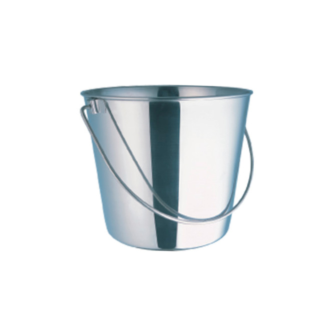 Mr.Kranch ведро из нержавеющей стали с креплением для клеток и вольеров - 9,8 л