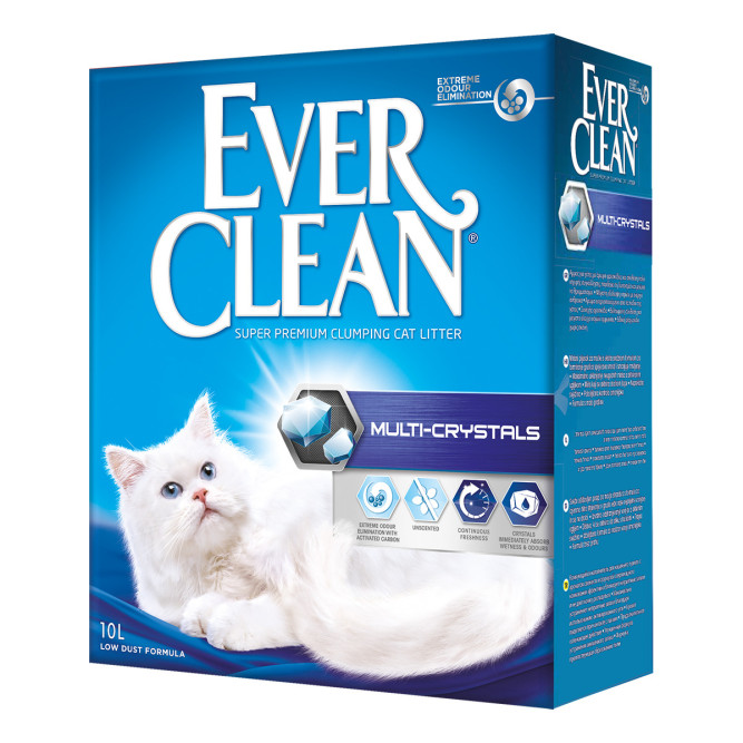 Ever Clean Multi Crystals наполнитель комкующийся с мультикристаллами - 10 л