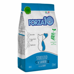 Forza10 Cat Maintenance Sterilized Salmone сухой корм для взрослых стерилизованных кошек с лососем - 1 кг