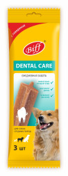 TiTBiT Biff Dental Care жевательный снек для собак средних пород с говядиной - 77 г