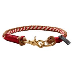 Hunter Tinnum 40 oшейник для собак, S-M (40 см), красный с бежевым