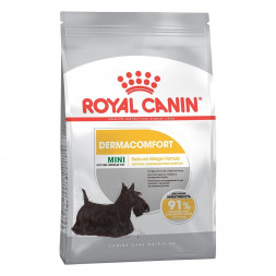 Royal Canin Mini Dermacomfort сухой корм для собак мелких пород, склонных к разражению кожи и зуду - 1 кг