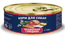 Solid Natura Holistic влажный корм для собак, с мраморной говядиной, в консервах - 100 г х 6 шт