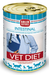 Solid Natura VET Intestinal влажный диетический корм для взрослых собак, в консервах - 340 г х 6 шт