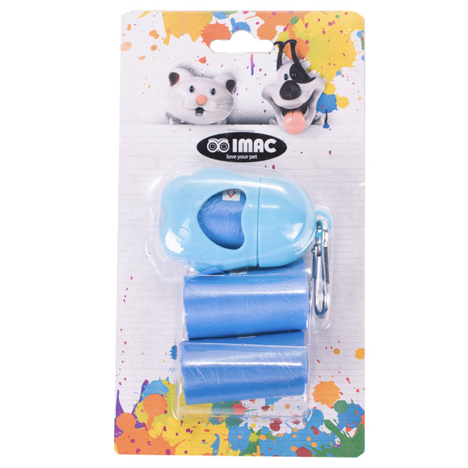 IMAC мульти-бокс для фекалий с пакетиками (3 уп. х 20 шт) в комплекте