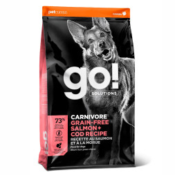 Go! Solutions Carnivore сухой беззерновой корм для собак с лососем и треской - 1,59 кг