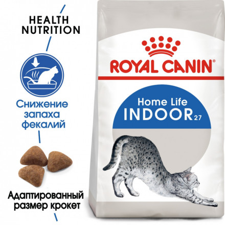Royal Canin Indoor сухой корм для взрослых кошек, живущих в помещении - 400 г