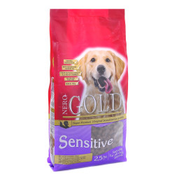 Nero Gold сухой корм для собак с чувствительным пищеварением с индейкой и рисом - 2,5 кг